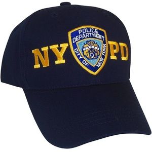New York City police department Velcro navy blue hat